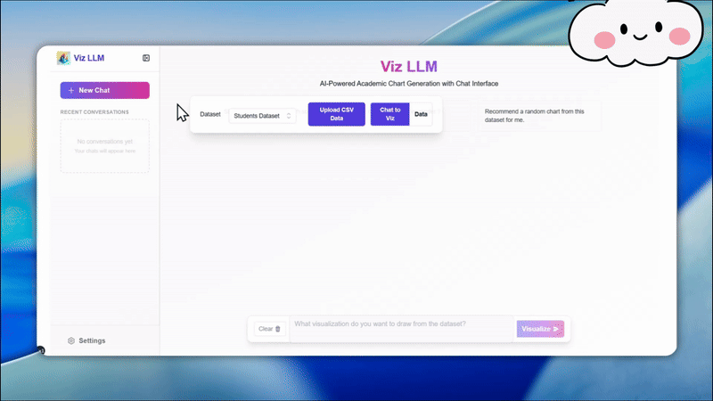 How to use Viz LLM chart generator